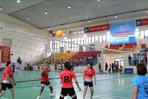 22 đội bóng tranh tài Giải bóng chuyền hơi xã Đan Phượng năm 2025