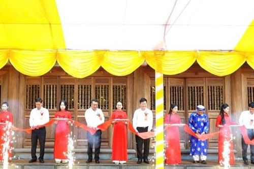 Xã Bình Minh khánh thành đình làng Sinh Quả