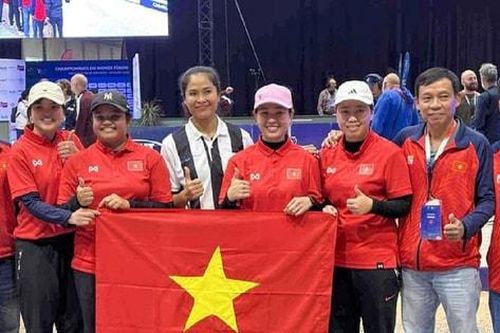 Bi sắt Việt Nam giành Huy chương bạc giải bi sắt vô địch châu Á
