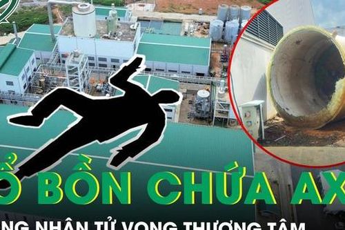 Nổ bồn chứa axit ở nhà máy sản xuất hóa chất, 2 công nhân tử vong thương tâm
