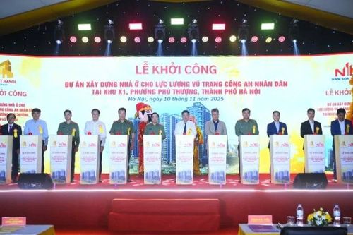 Khởi công Dự án xây dựng nhà ở cho lực lượng Công an