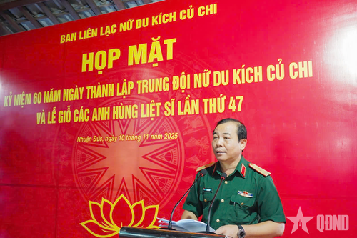 Họp mặt kỷ niệm 60 năm Ngày truyền thống Trung đội Nữ du kích Củ Chi