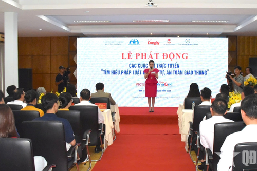 Phát động các cuộc thi trực tuyến 'Tìm hiểu pháp luật về trật tự, an toàn giao thông'
