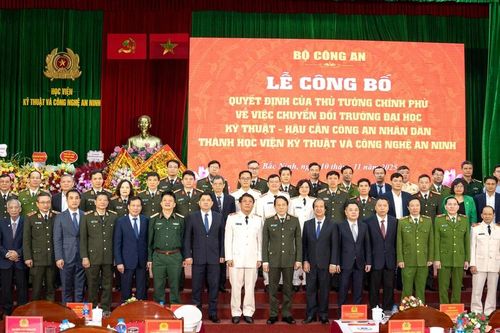 Phấn đấu xây dựng Học viện Kỹ thuật và Công nghệ an ninh trở thành 'bộ não kỹ thuật, công nghệ'