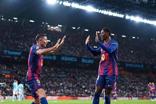 Barcelona thắng 4-2 Celta Vigo: Rashford kiến tạo đôi