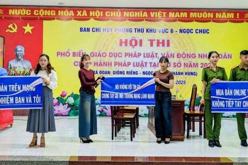 Sôi nổi Hội thi Phổ biến, giáo dục pháp luật năm 2025