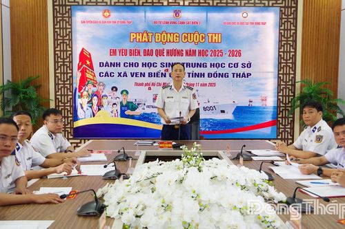 Lan tỏa tình yêu biển, đảo Tổ quốc trong học sinh tỉnh Đồng Tháp