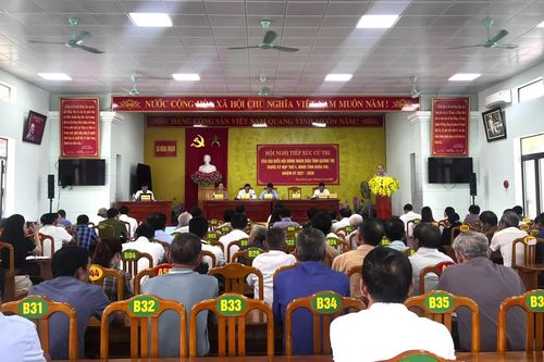 Cử tri tại xã Đông Trạch kiến nghị nhiều nội dung thiết thực