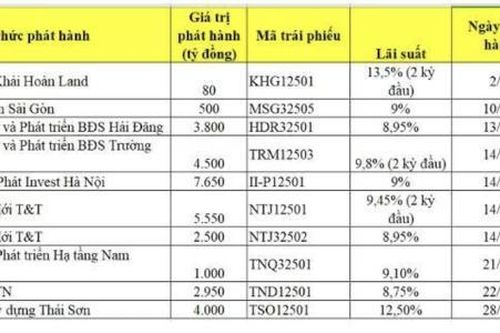 Thị trường trái phiếu doanh nghiệp huy động gần 500.000 tỷ đồng