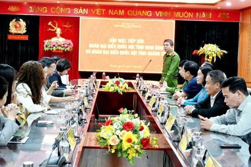 Viện Khoa học hình sự gặp mặt Đoàn đại biểu Quốc hội 2 tỉnh Ninh Bình và Quảng Trị