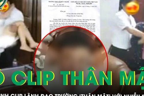 Xác minh clip lãnh đạo trường 'thân mật' với nhiều phụ nữ tại phòng làm việc ở Ninh Bình