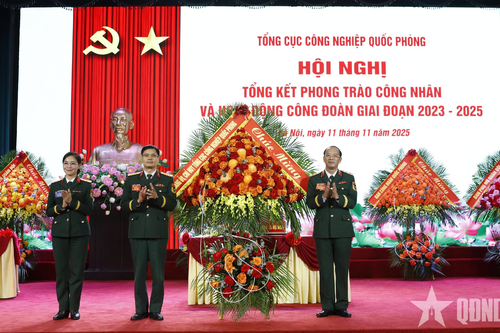 Tổng cục Công nghiệp Quốc phòng tổng kết Phong trào công nhân và hoạt động công đoàn