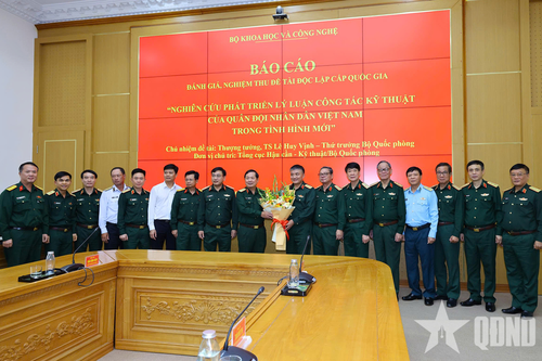 Hoàn thiện, bổ sung lý luận công tác kỹ thuật của QĐND Việt Nam