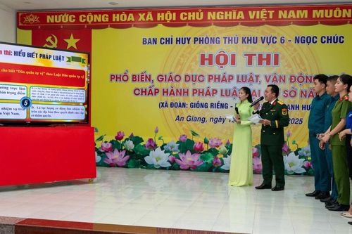 Sôi nổi Hội thi Phổ biến, giáo dục, vận động nhân dân chấp hành pháp luật
