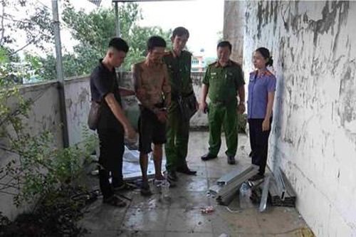 Kiểm sát hiện trường vụ trộm cắp tài sản tại Trung tâm Y tế
