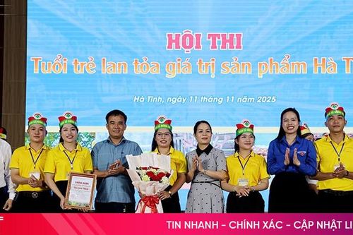 Hương Khê nhất Hội thi 'Tuổi trẻ lan tỏa giá trị sản phẩm Hà Tĩnh'