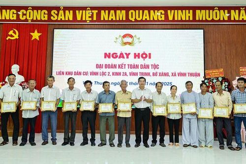 Ngày hội Đại đoàn kết toàn dân tộc xã Vĩnh Thuận