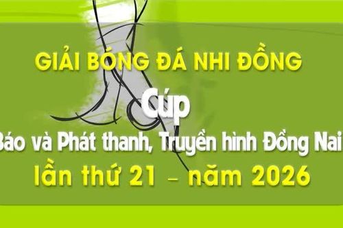 Giải bóng đá nhi đồng Cúp Báo và Phát thanh, Truyền hình Đồng Nai lần thứ 21 - năm 2026: Ươm mầm tài năng trẻ