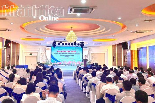 Tập huấn về hoạt động trung tâm học tập cộng đồng và công tác khuyến học