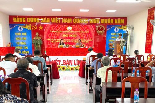Đại biểu HĐND tỉnh tiếp xúc cử tri xã Tây Ninh Hòa và Hòa Trí