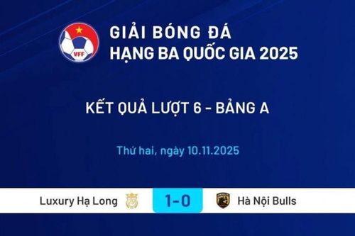 Luxury Hạ Long thắng 1-0 Hà Nội Bulls, có 3 điểm đầu