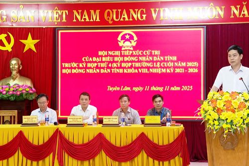Đại biểu HĐND tỉnh tiếp xúc cử tri tại xã Tuyên Lâm