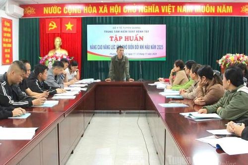 193 học viên được tập huấn nâng cao năng lực ứng phó với biến đổi khí hậu
