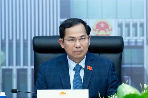 Tổng Thư ký Quốc hội, Chủ nhiệm Văn phòng Quốc hội Lê Quang Mạnh họp trực tuyến với Nhóm Nghị sĩ hữu nghị Uzbekistan - Việt Nam