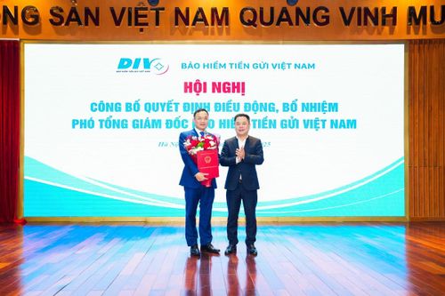 Điều động, bổ nhiệm Phó Tổng Giám đốc Bảo hiểm tiền gửi Việt Nam