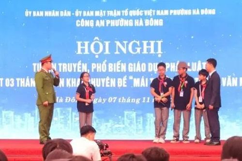 Giáo dục pháp luật tới 2.000 học sinh tại phường Hà Đông