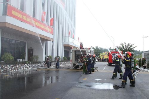 Thực tập phương án chữa cháy và cứu nạn, cứu hộ cấp tỉnh năm 2025