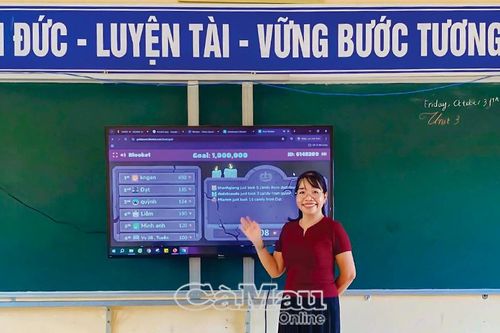 Cô giáo tiên phong đổi mới sáng tạo