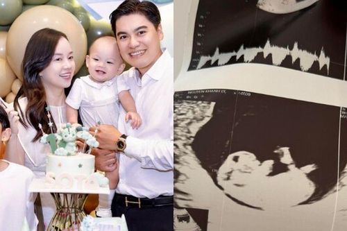 Ly Kute mang bầu lần 3, quý tử sinh với chồng làm trong ngành công an vừa thôi nôi đã chuẩn bị 'lên chức' anh