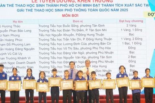 TP Hồ Chí Minh dẫn đầu giải Thể thao học sinh phổ thông toàn quốc 2025