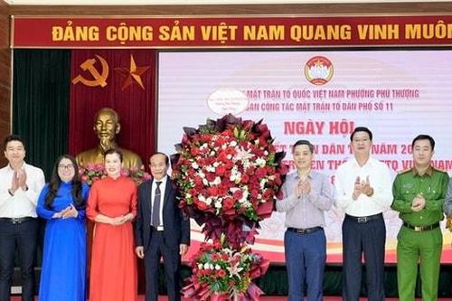Phát huy sức mạnh đại đoàn kết, xây dựng phường Phú Thượng giàu đẹp, văn minh