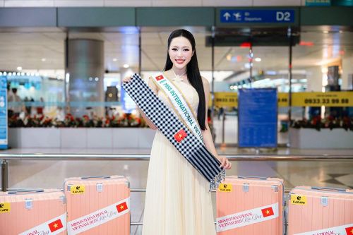 Hoa hậu Kiều Duy sang Nhật Bản thi Miss International 2025