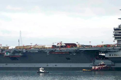Tàu sân bay Mỹ USS Gerald Ford tiến vào khu vực Mỹ Latinh