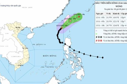 Bão Fung-wong giảm cấp, suy yếu thành vùng áp thấp nhiệt đới