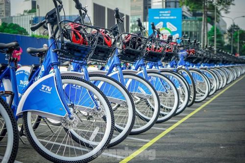 Hà Nội lần đầu tiên triển khai dịch vụ cho thuê xe đạp điện