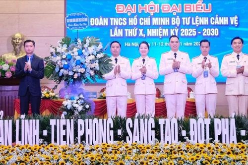 Anh Lã Hữu Lập giữ chức Trưởng ban Thanh niên Bộ Tư lệnh Cảnh vệ