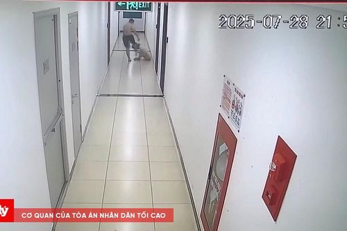 Công an vào cuộc vụ chồng hành hung vợ ở hành lang chung cư