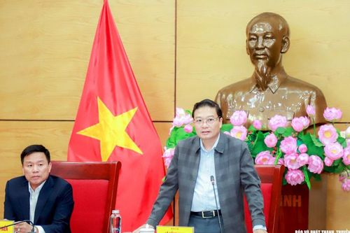 Chủ tịch UBND tỉnh Nghệ An Lê Hồng Vinh chủ trì làm việc về tiến độ 7 chương trình, dự án trọng điểm