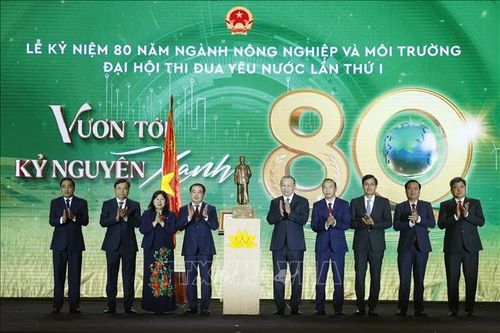 Tổng Bí Thư Tô Lâm dự Lễ kỷ niệm 80 năm ngành Nông nghiệp - Môi trường