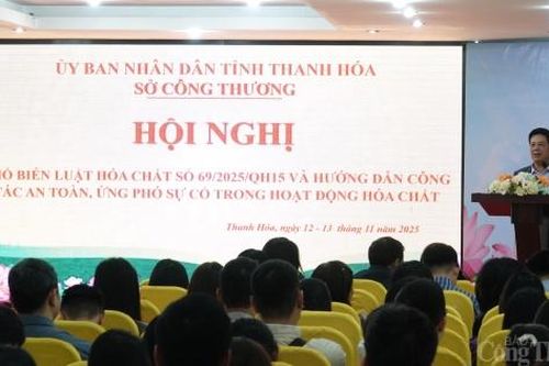 Thanh Hóa: Tổ chức hội nghị phổ biến Luật Hóa chất 2025