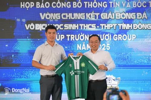 Họp báo Giải bóng đá vô địch học sinh THCS-THPT tỉnh Đồng Nai, cúp Trường Tươi Group năm 2025