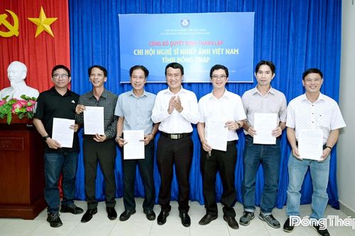 Thành lập Chi hội Nghệ sĩ nhiếp ảnh Đồng Tháp