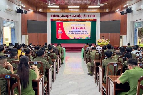 Gần 180 người tham gia lực lượng bảo vệ an ninh trật tự ở xã Chư Sê