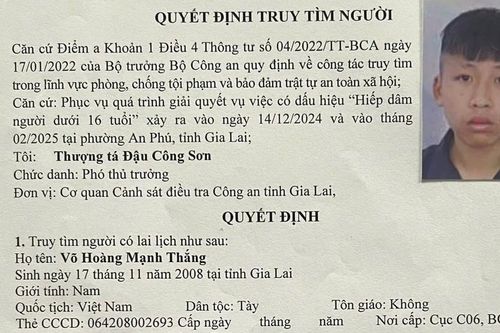 Truy tìm thanh niên đưa bạn gái 15 tuổi vào khách sạn để 'quan hệ'
