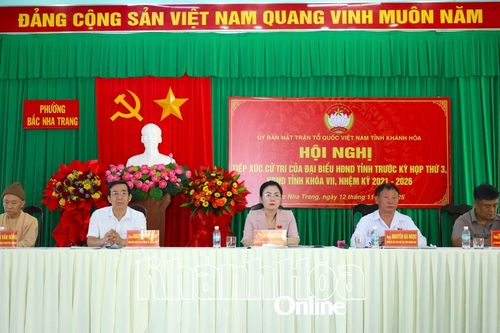 Cử tri phường Bắc Nha Trang kiến nghị nhiều vấn đề về môi trường và quản lý đô thị