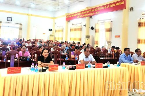 Đại biểu HĐND tỉnh tiếp xúc cử tri xã Diên Khánh